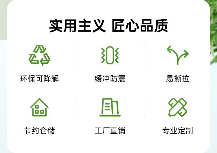 可生物降解膜 白色緩沖牛皮紙葫蘆膜