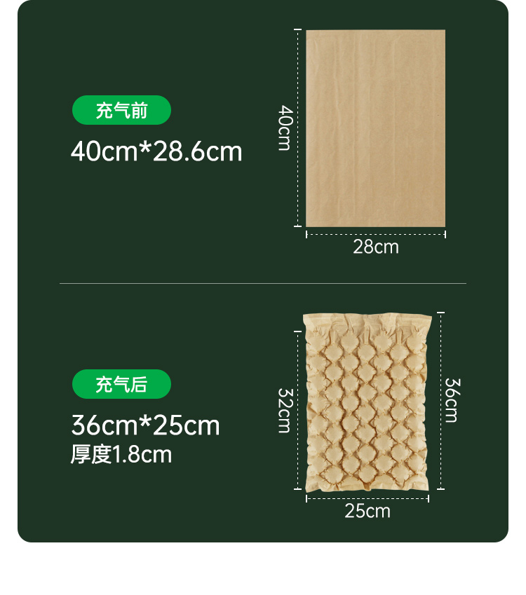 生物降解膜 牛皮紙緩沖葫蘆膜